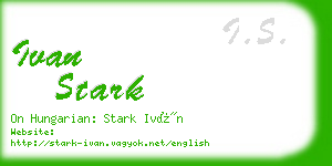 ivan stark business card